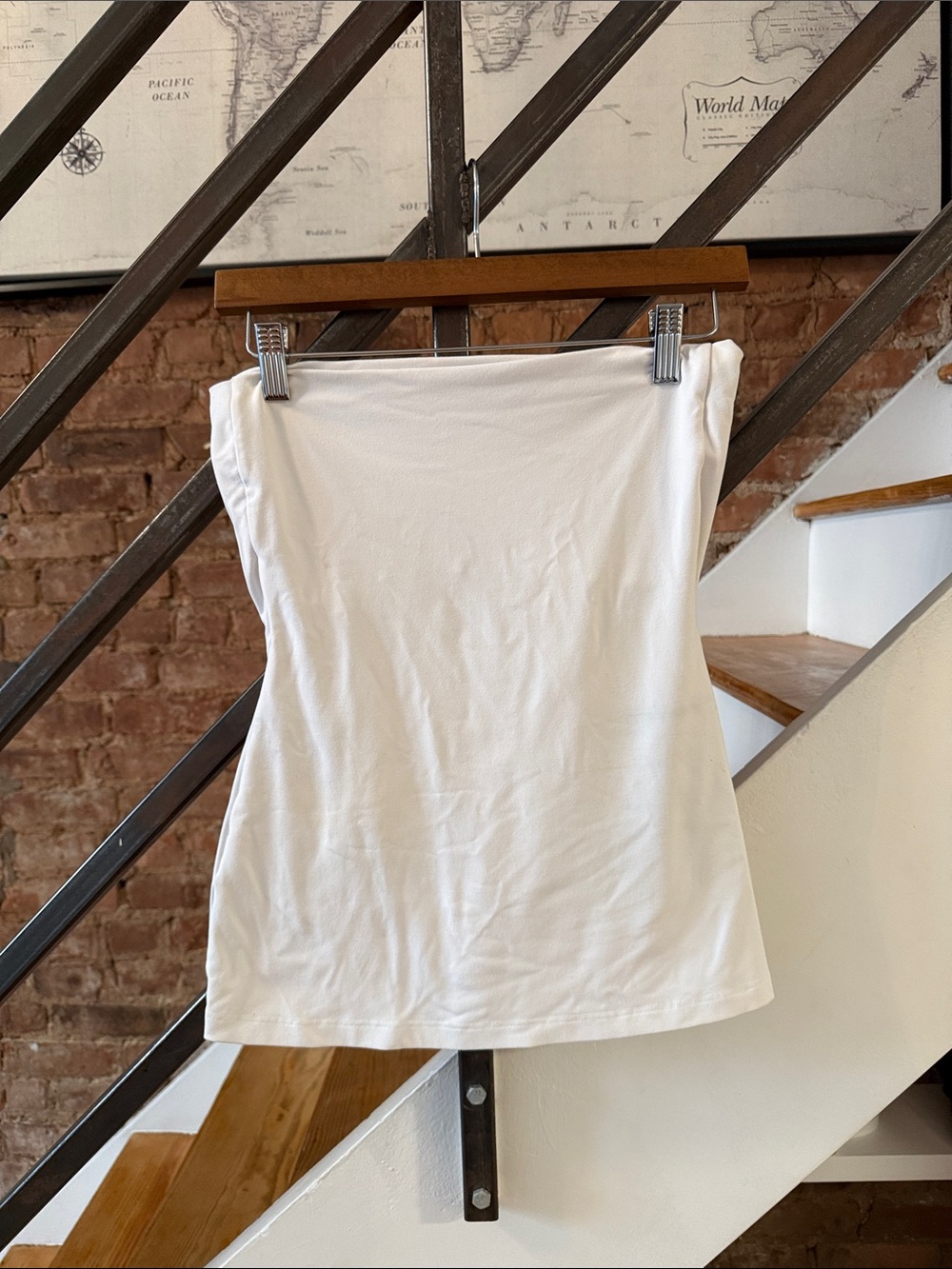 Susana Monaco White Strapless Tube Top